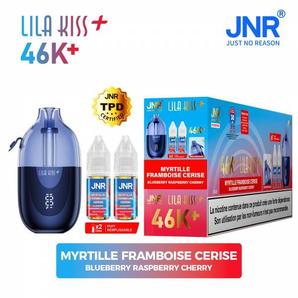 PRO : JNR LILA KISS + 46 K BLUEBERRY RASPBERRY CHERRY