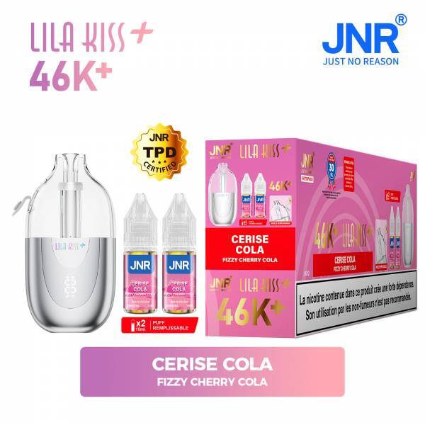 PRO : JNR LILA KISS + 46 K FIZZY CHERRY COLA