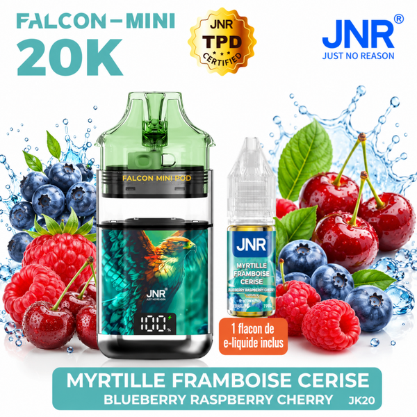 PRO : MINI FALCON 20 K BLUEBERRY RASPBERRY CHERRY