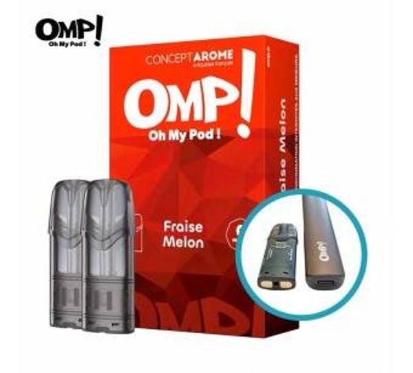 PRO SHOP : OMP POD (x2) FRAISE MELON