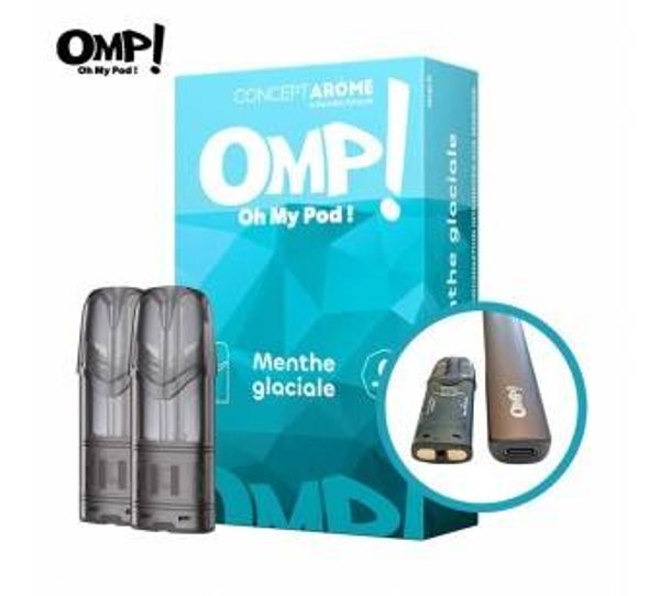PRO SHOP : OMP POD (x2) MENTHE GLACIALE