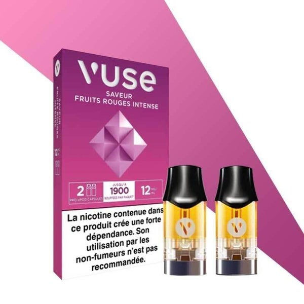 PRO : POD (X2) VUSE FRUITS ROUGES INTENSE