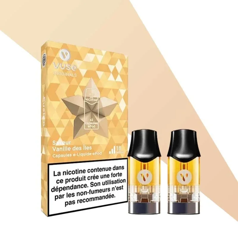 PRO SHOP : POD VUSE (X2) VANILLE DES ILES