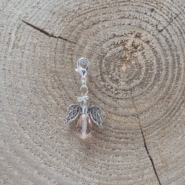 Geluksengel licht roze