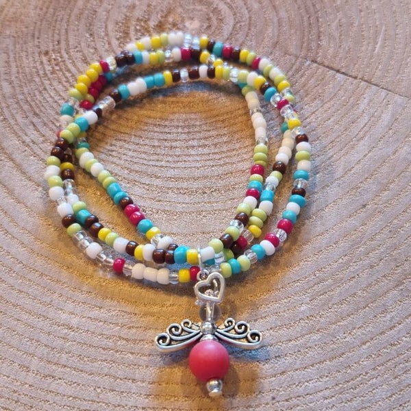 Armband op elastiek multi