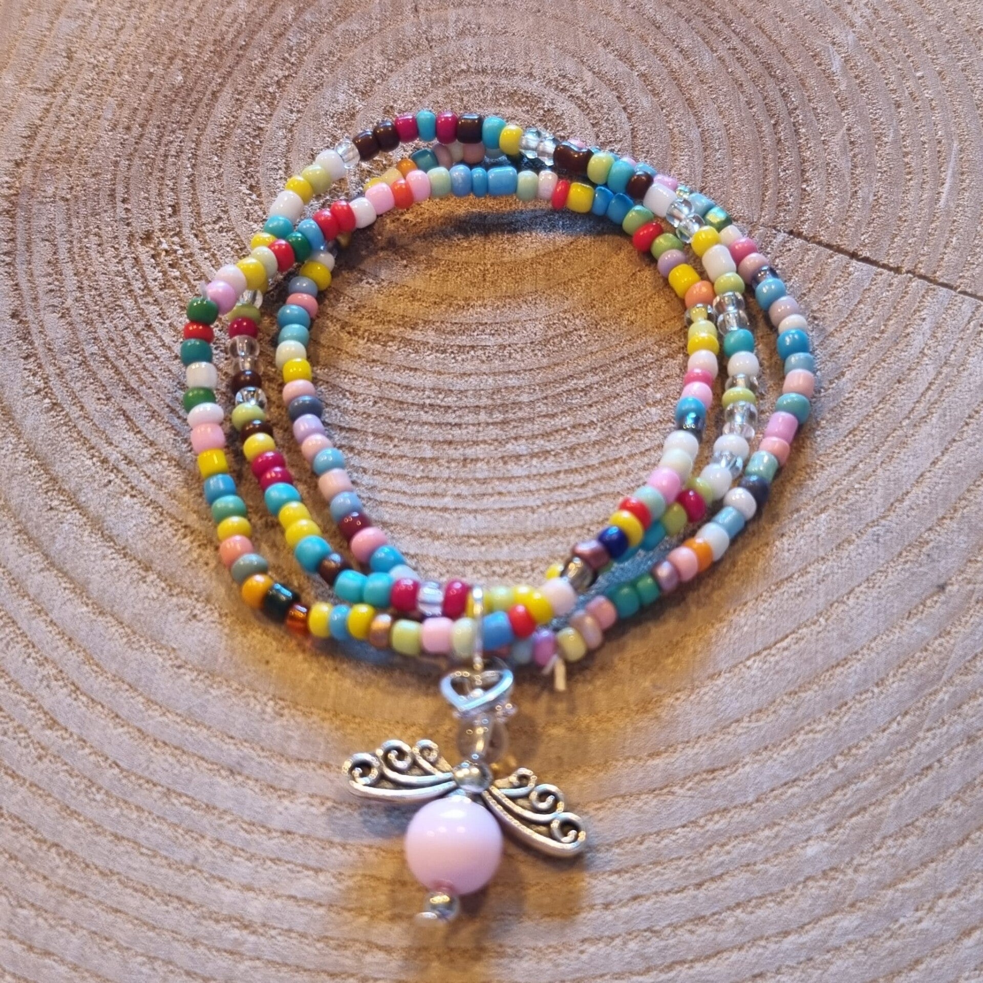 Armband op elastiek multi