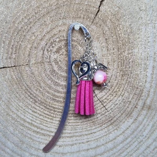 Boekenlegger roze