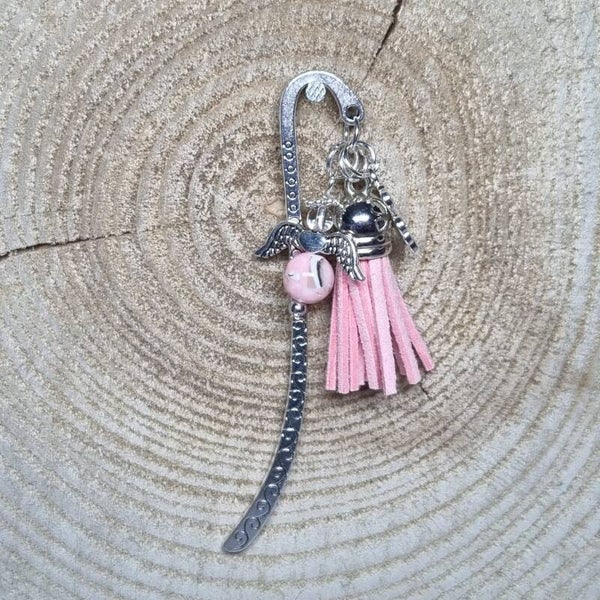 Boekenlegger roze