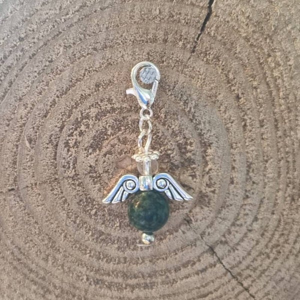 Geluksengel half edelsteen afrikaanse turkoois