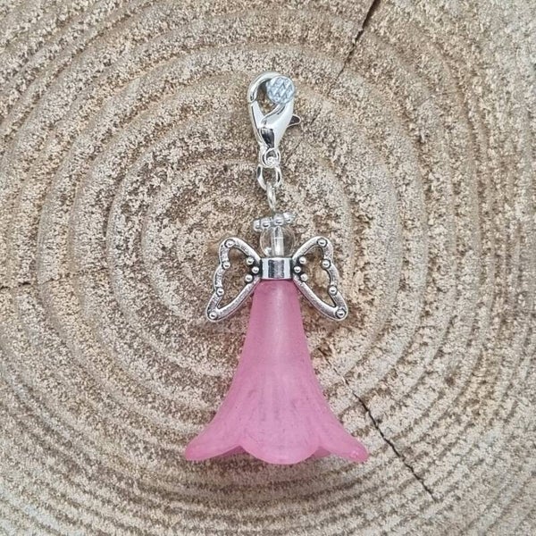Geluksengel jurk roze