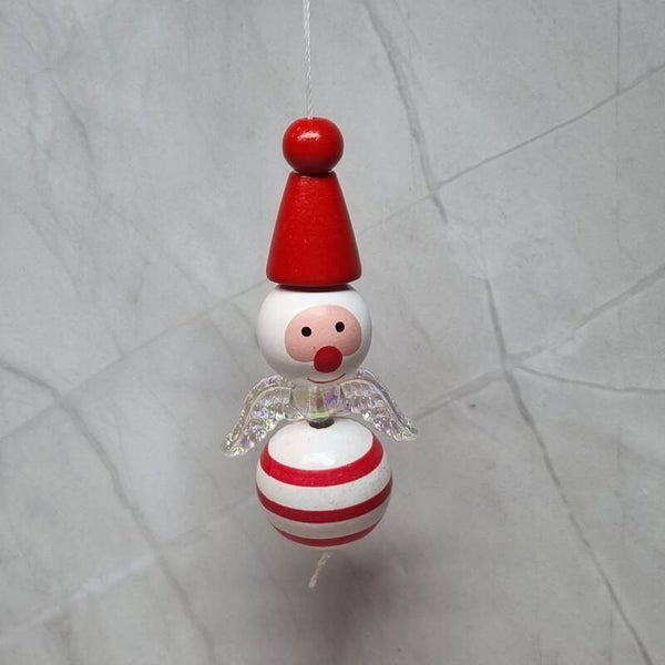 Kerstmangeluksengel rood