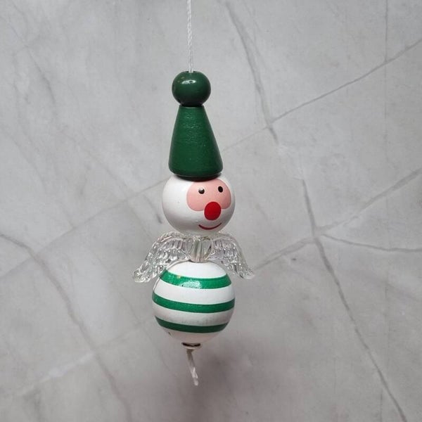Kerstmangeluksengel groen