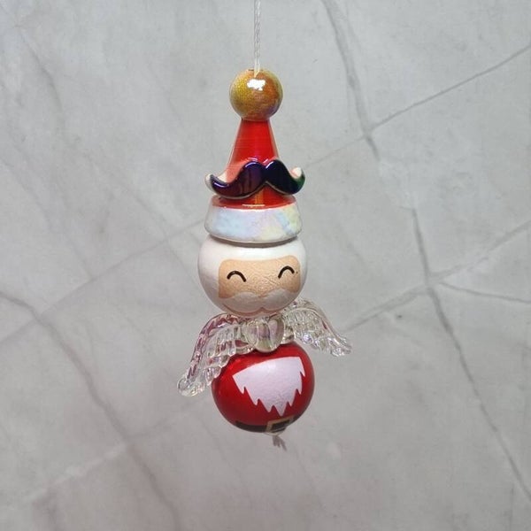 Kerstmangeluksengel snor