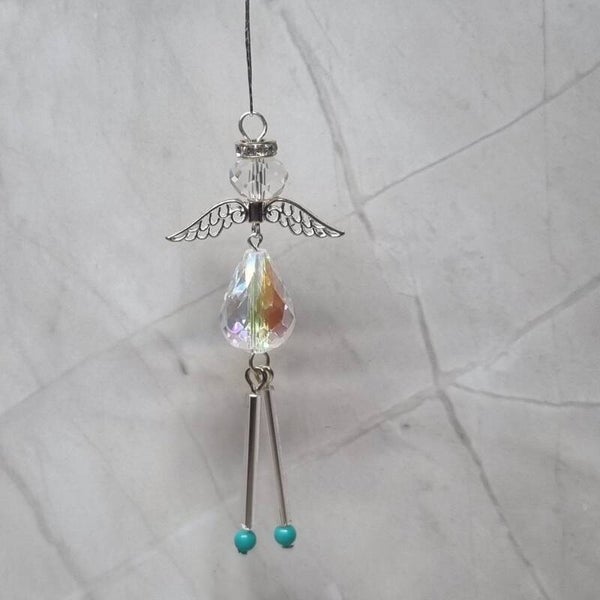 Wiebelbeentjes hanger turquoise