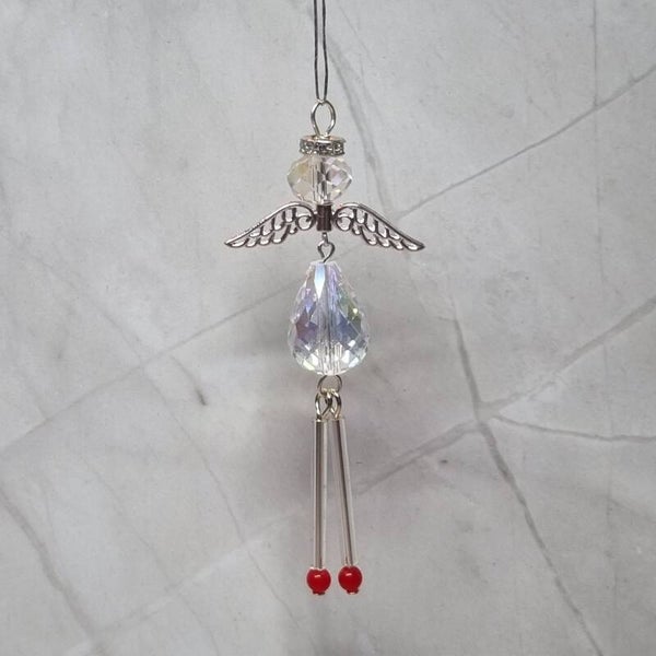 Wiebelbeentjes hanger rood