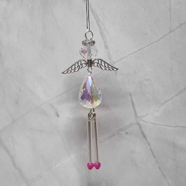 Wiebelbeentjes hanger roze