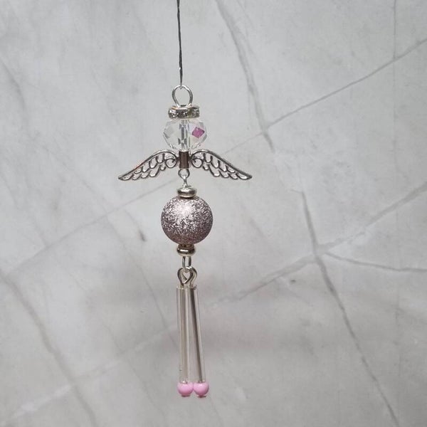 Wiebelbeentjes hanger roze