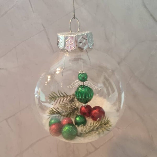 Kerstbal rond groen