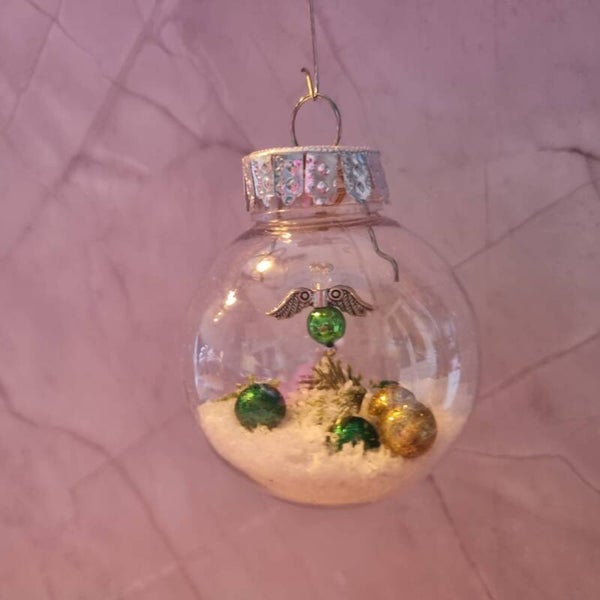 Kerstbal rond groen