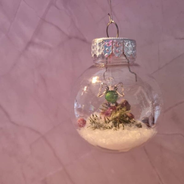 Kerstbal rond groen
