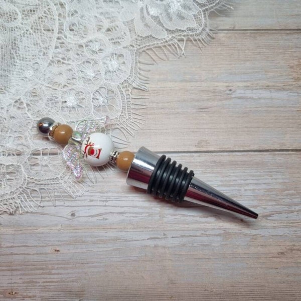 Wijnflesstopper bruin