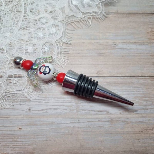Wijnflesstopper rood
