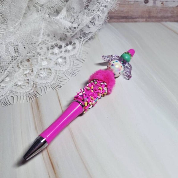 Pen hagelslag roze