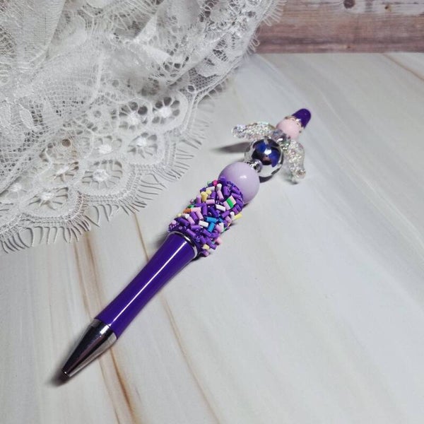 Pen hagelslag paars
