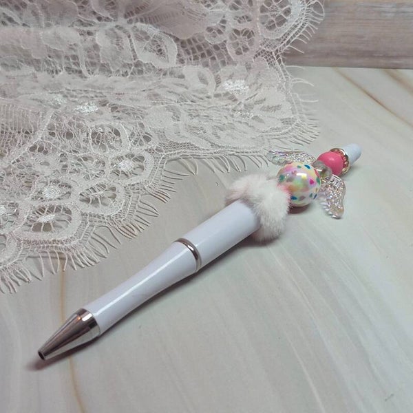 Pen bontje wit/roze