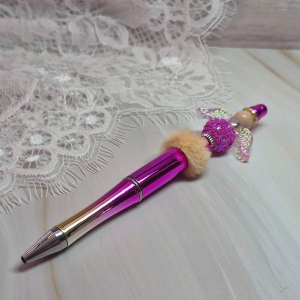 Pen bontje roze/beige