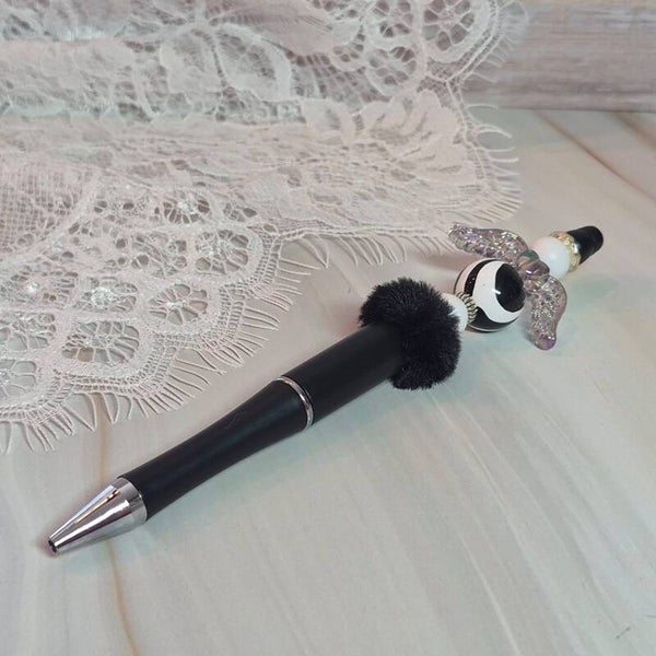Pen bontje zwart/wit