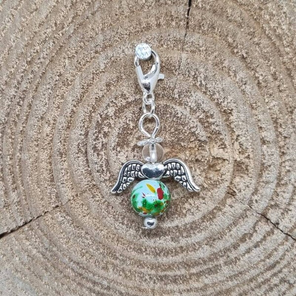 Geluksengel groen/rood