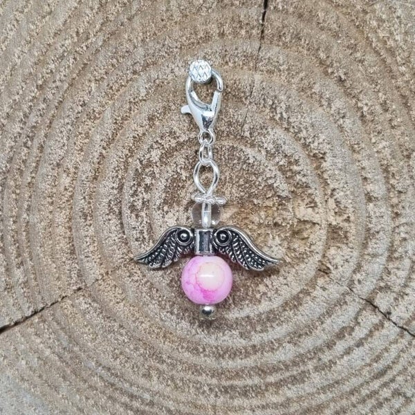 Geluksengel roze/geel