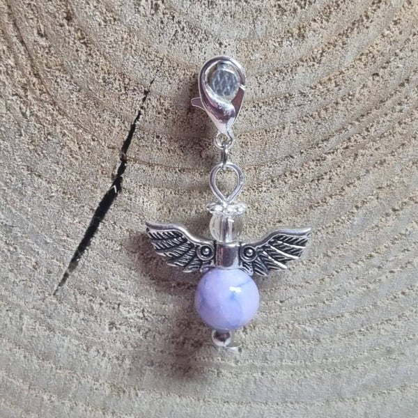 Geluksengel roze/lavendel