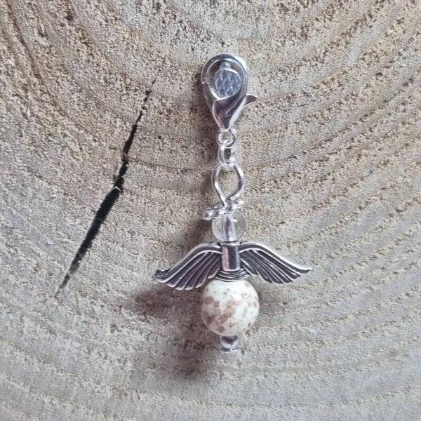 Geluksengel beig/bruin