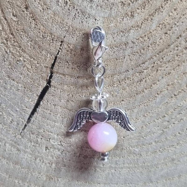 Geluksengel roze/geel/wit