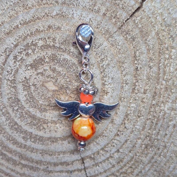 Geluksengel oranje/geel