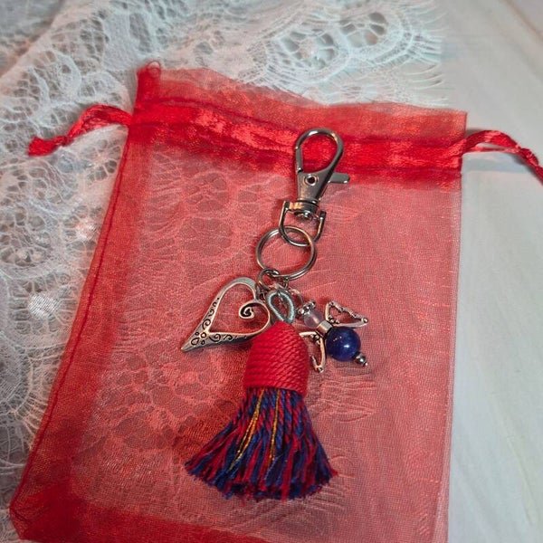 Sleutelhanger kwast kyaniet