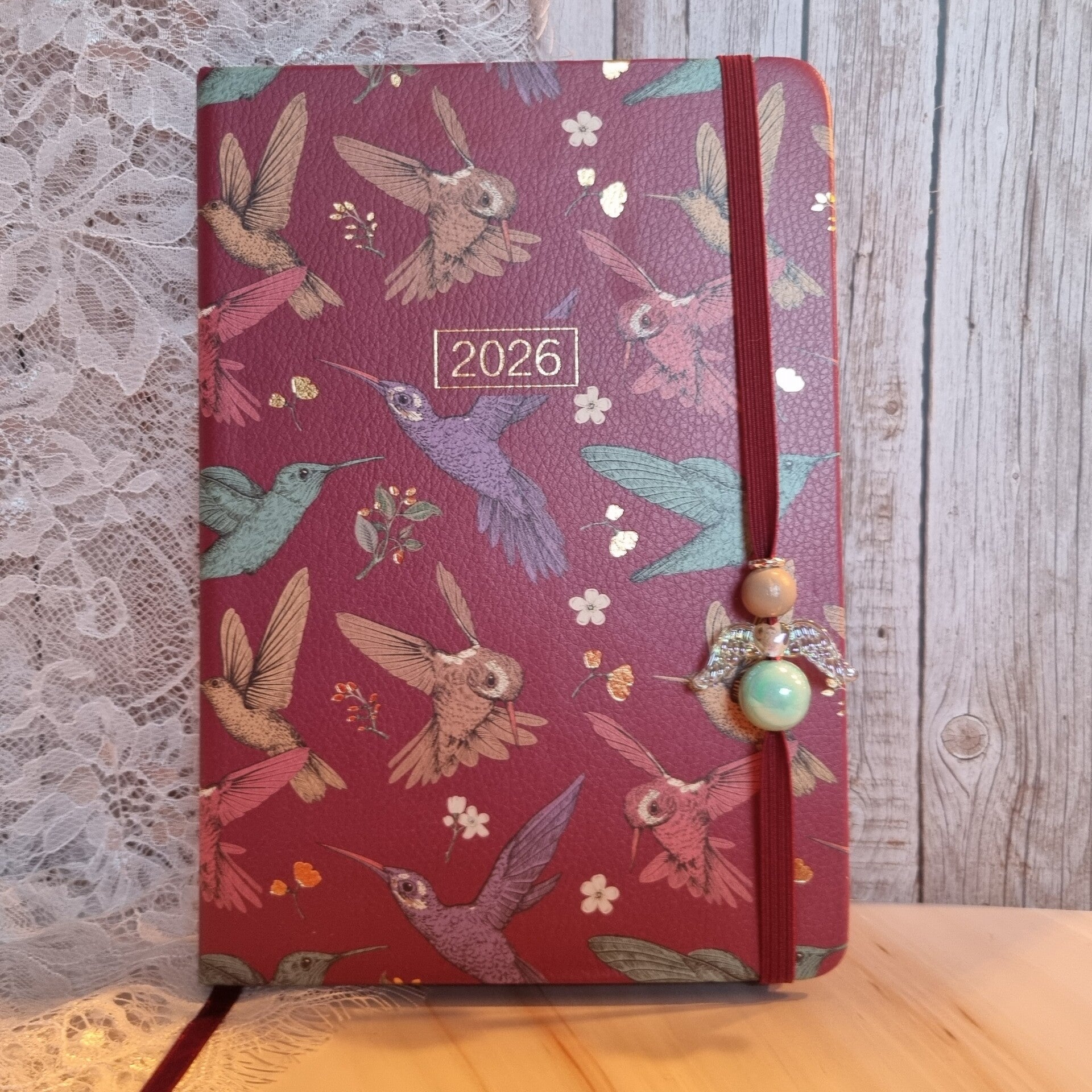 Agenda bordeaux met vogels