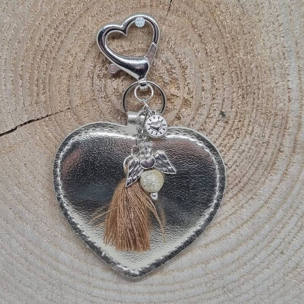 Tassenhanger hart goud