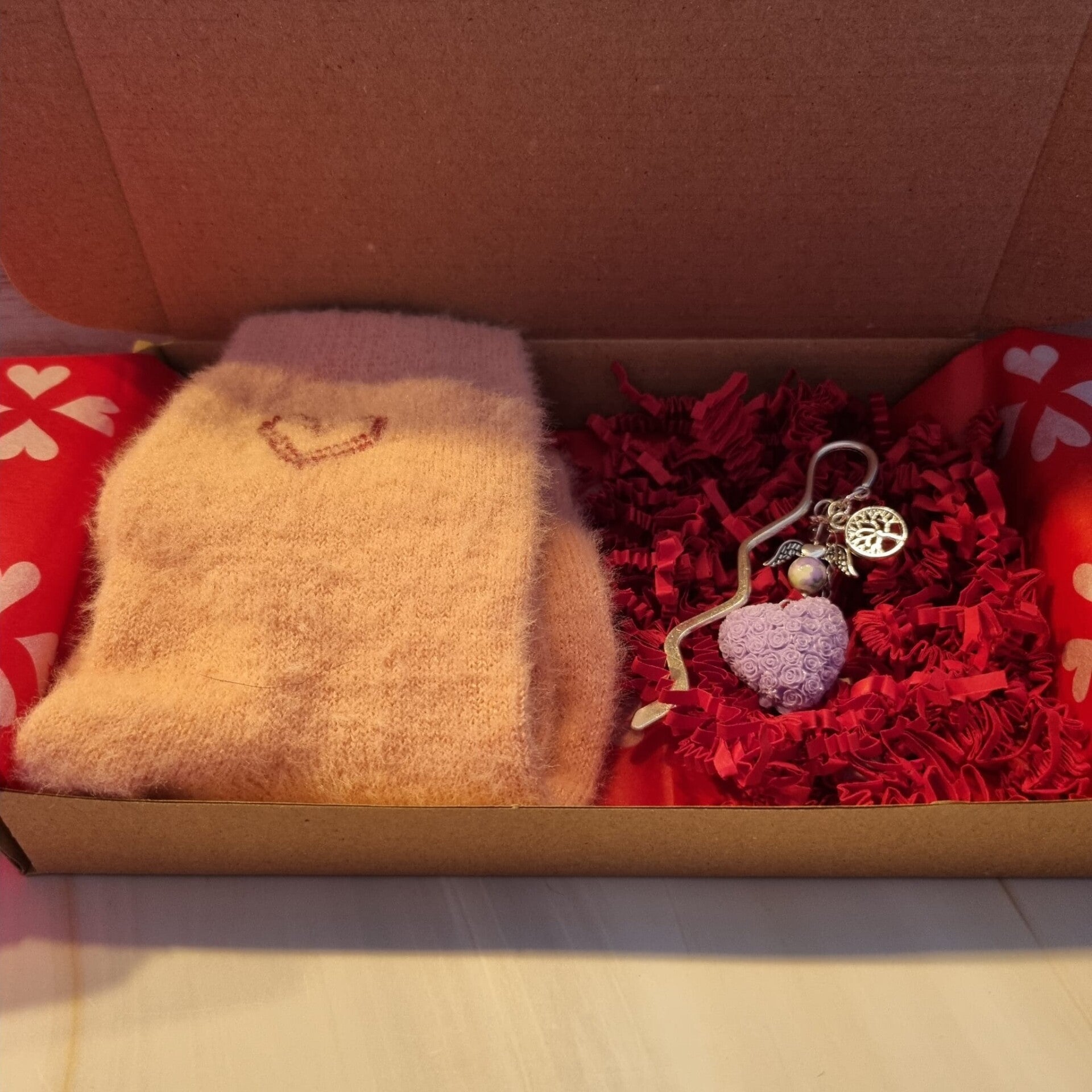 Flussy sokken en boekenlegger