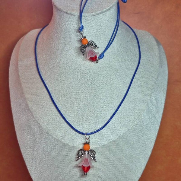 Sieraden set blauw