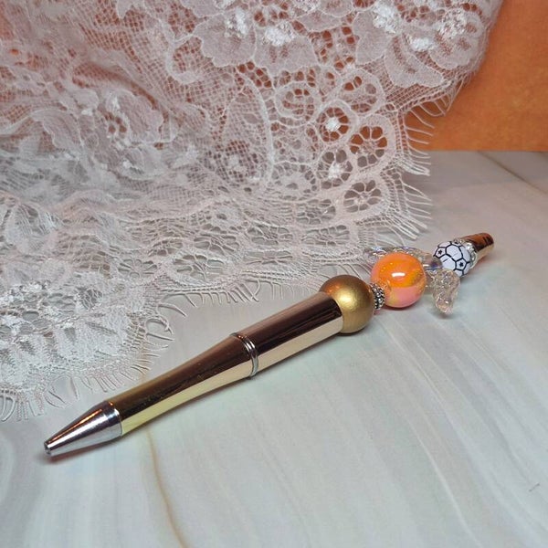 Pen goud/oranje