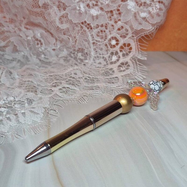 Pen goud/oranje