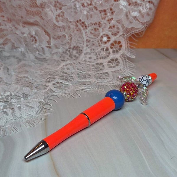 Pen oranje/rood