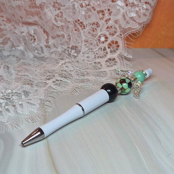 Pen voetbal mint/zwart
