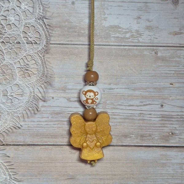 Zeepketting bruin/goud