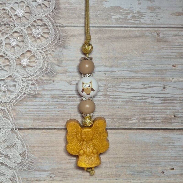 Zeepketting bruin/goud