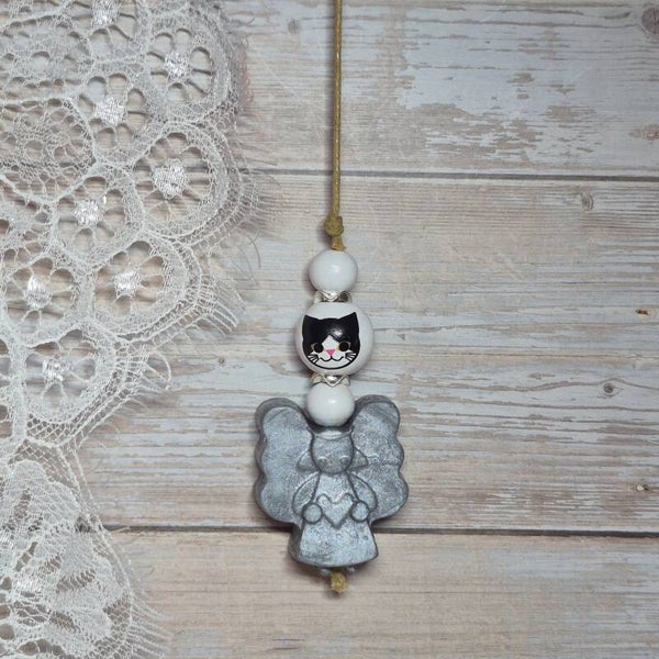 Zeepketting grijs/zilver/wit
