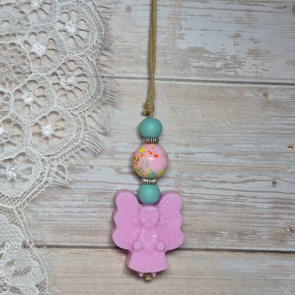 Zeepketting roze/mint